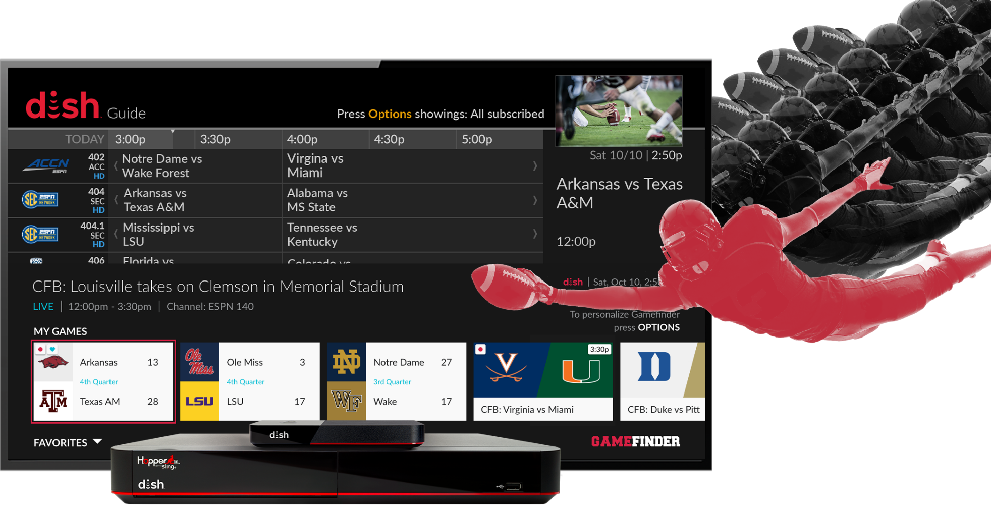 Sports networks pack